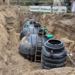 3 kammer grube Pumpenschacht